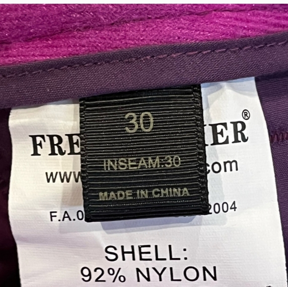 Free Soldier Purple Soft Shell Snow Ski Pants - Size 30 - Picture 3 of 8